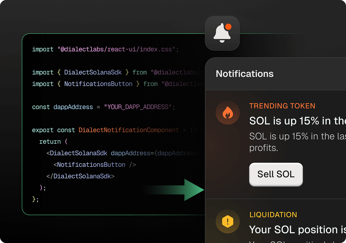 Plug-and-play SDKs & UI component